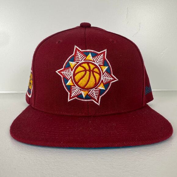 Mitchell&Ness x Lids Utah Jazz NBA 35th Anniversary Season HWC Fitted Hat Size 7 - Picture 1 of 6